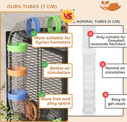 PawHut 5 Tier Rolling Hamster Cage slide 2 of 9