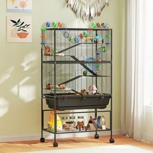 PawHut 5 Tier Rolling Hamster Cage