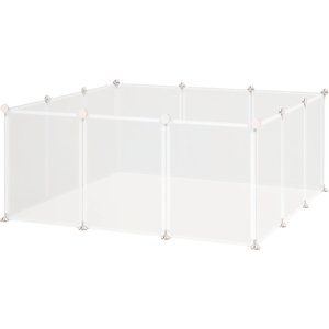PawHut Playpen DIY 12 Panel Rabbit Cage
