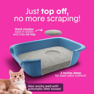 Show full view: Boxiecat Glo Natural Stress-Relief Clumping Clay Cat & Kitty Litter with UV Attractant, 16-lb bag slide 5 of 11