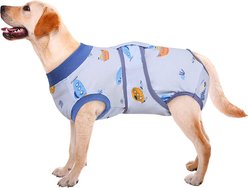 Kuoser Boat Pattern Dog Recovery Suit, X-Large