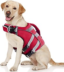 Kuoser Dog Lifejacket, Red, XX-Large