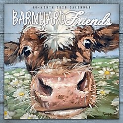 Barnyard Friends 2026 Square Flap Hopper Wall Calendar