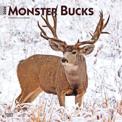 Show full view: Monster Bucks 2026 Square Flap Wall Calendar slide 1 of 4