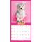 Show in main carousel: Puppies in Pink 2026 Square Flap Wall Calendar slide 3 of 4