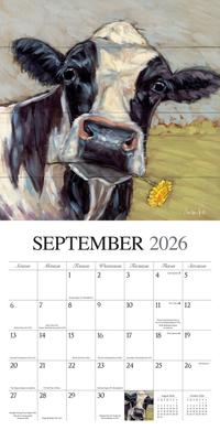 Show full view: Barnyard Friends 2026 Square Flap Hopper Wall Calendar slide 4 of 4