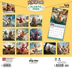 Flew the Coop 2026 Square Flap Wall Calendar slide 2 of 4