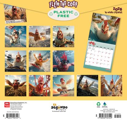 Show full view: Flew the Coop 2026 Square Flap Wall Calendar slide 2 of 4