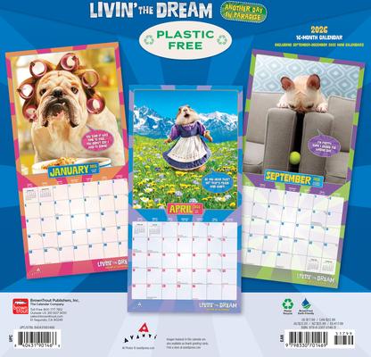 Show full view: Avanti Livin' the Dream 2026 Square Flap Foil Wall Calendar slide 2 of 4