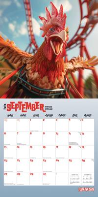 Show full view: Flew the Coop 2026 Square Flap Wall Calendar slide 4 of 4
