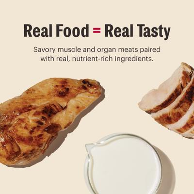 Show full view: The Honest Kitchen Human Grade Chicken Mousse in Goat's Milk Grain-Free Pate Wet Cat Food, 2.8-oz box, case of 12 slide 7 of 9