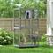 Show in main carousel: Coziwow Catio Wooden Outdoor Cat Enclosure with Wheels, Grey, Medium slide 8 of 9