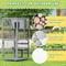 Show in main carousel: Coziwow Catio Wooden Outdoor Cat Enclosure with Wheels, Grey, Medium slide 6 of 9