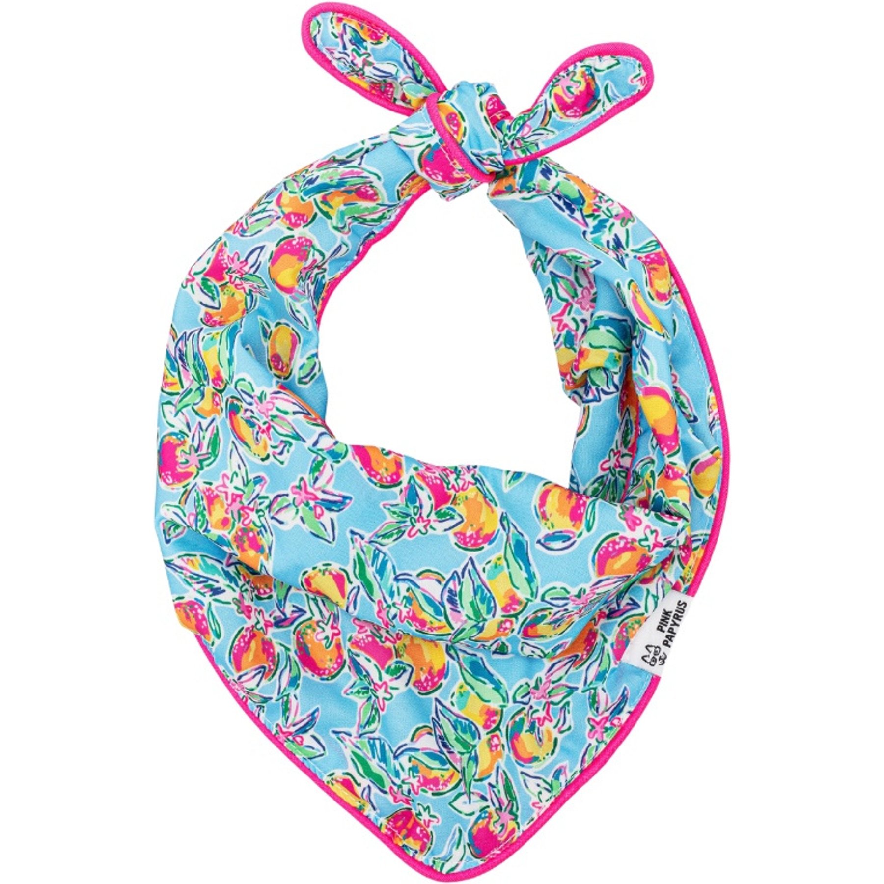 Pink Papyrus Tillie Dog Bandana, Large