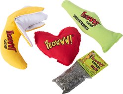 Yeowww! Kris Krinkle Gift Bundle Cat Plush Toy with Catnip