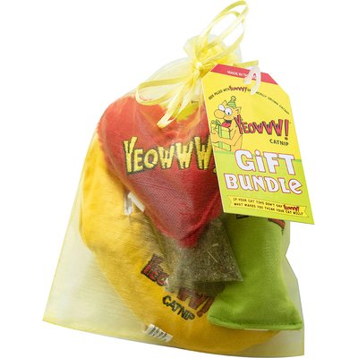 Yeowww! Yeowww! Gift Bundle Cat Plush Toy with Catnip