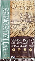 Wholesomes Sensitive Skin & Stomach Small Breed Salmon Protein Dry Dog Food, 12-lb bag