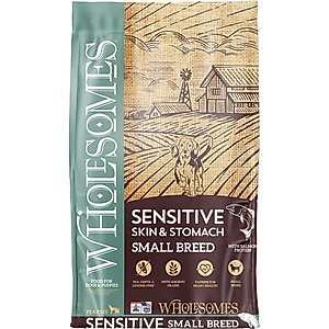 Wholesomes Sensitive Skin & Stomach Small Breed Salmon Protein Dry Dog Food, 12-lb bag