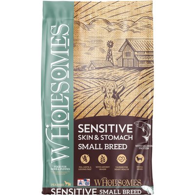 Wholesomes Wholesomes Sensitive Skin & Stomach Small Breed Salmon Protein Dry Dog Food, 12-lb bag