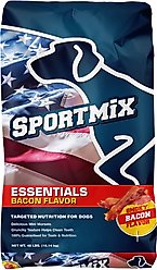 SPORTMiX Essentials Adult Bacon Flavor Dry Dog Food, 40-lb bag
