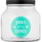 Show in main carousel: 10 Strawberry Street Paws Off Dog Treat Jar, Clear/Teal, Medium slide 1 of 4