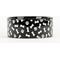 Show in main carousel: 10 Strawberry Street Bone & Paw Pattern Dog Bowl, Set of 2, Black, Large slide 2 of 4