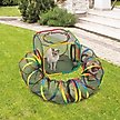Show in main carousel: Etna Outdoor 2-in-1 Cat Tunnel & Play Tent, Rainbow, 44-in long slide 2 of 5