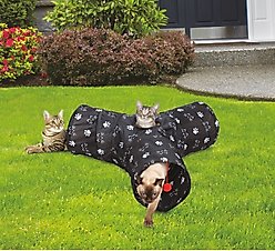 Etna 3-Way Cat Tunnel, Black, 31 x 31 x 9.5-in slide 2 of 4