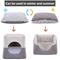 Show in main carousel: Ownpets 3-in-1 Foldable Cat Cave Bed, Grey slide 5 of 10