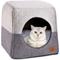 Show in main carousel: Ownpets 3-in-1 Foldable Cat Cave Bed, Grey slide 1 of 10