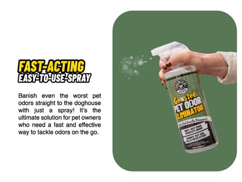 Show full view: Chemical Guys Ghosted Fresh Citrus Scent Pet Odor Eliminator, 32-fl oz bottle slide 8 of 9