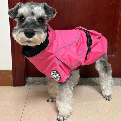 Show full view: Pebot Uniforce Dog & Cat Premium Waterproof Raincoat, Pink, Size 10 slide 3 of 7