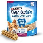 DentaLife Daily Oral Care Chicken Flavor Small/Medium Adult Dental Dog Treats, 40 count pouch