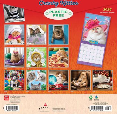 Show full view: Avanti Cranky Kitties 2026 Square Flap Foil Wall Calendar slide 2 of 4