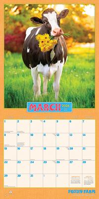 Show full view: Avanti Funny Farm 2026 Square Flap Foil Wall Calendar slide 3 of 4
