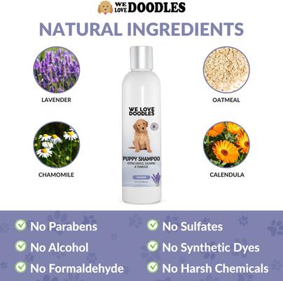 Show full view: We Love Doodles Puppy Shampoo, Lavender Scent, 8-fl oz bottle slide 3 of 8