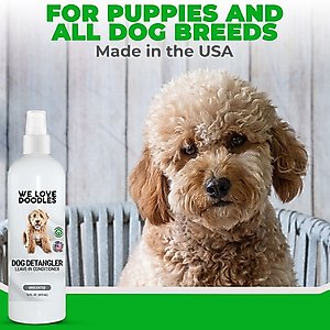 We Love Doodles Hypoallergenic Unscented Dog Detangler Spray, 16-fl oz bottle