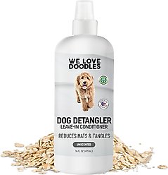 We Love Doodles Hypoallergenic Unscented Dog Detangler Spray, 16-fl oz bottle