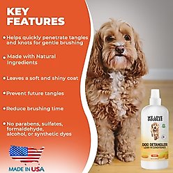 We Love Doodles Dog Detangler Spray, Mango Scent, 16-fl oz bottle slide 2 of 6