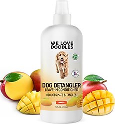 We Love Doodles Dog Detangler Spray, Mango Scent, 16-fl oz bottle