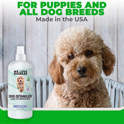Show full view: We Love Doodles Dog Detangler Spray Lavender Scent, 16-fl oz bottle slide 5 of 10