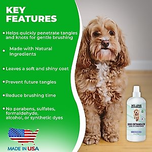 We Love Doodles Dog Detangler Spray Lavender Scent, 16-fl oz bottle