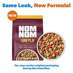 Nom Nom Freshly-Made Frozen Lamb Pilaf Dog Food, 7.9-oz pouch, case of 7 slide 2 of 9