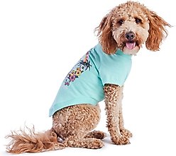 GF Pet Graphic Dog T-Shirt, Aqua, XX-Small