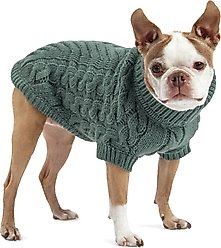 GF Pet Chalet Dog Sweater, Sage, Medium