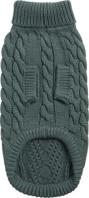 Show full view: GF Pet Chalet Dog Sweater, Sage, Small slide 3 of 8