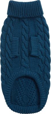 Show full view: GF Pet Chalet Dog Sweater, Dark Teal, XX-Large slide 4 of 7