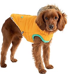 GF Pet Winter Sailor Dog Parka, Yellow, X-Small