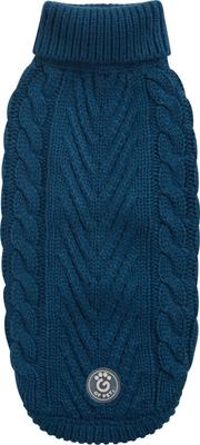 Show full view: GF Pet Chalet Dog Sweater, Dark Teal, XX-Large slide 3 of 7