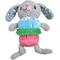 Show in main carousel: Happy Tails Ring Rascal Rabbit Dog Toy, Grey, 12-in slide 1 of 1